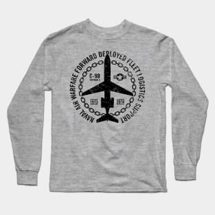 Vintage C-9B Skytrain II Aircraft Naval Fleet Logistics Support Aircraft Tribute Long Sleeve T-Shirt